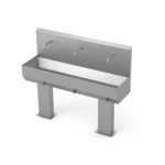 Zlew higieniczny wolnostojący Kleanox, zawór kolanowy 531001D/W - 531005D/W