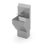 Zlew higieniczny z suszarką rąk wolnostojący TIP, obrzeże proste 531201/W - 531205/W