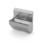 Zlew higieniczny z suszarką rąk TIP, obrzeże proste, wiszący 531201 - 531205 - obrazek 2