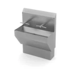 Zlew higieniczny z suszarką rąk wolnostojący TIP, obrzeże proste 531201/W - 531205/W - obrazek 2