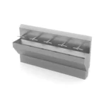 Zlew higieniczny z suszarką rąk wolnostojący TIP, obrzeże proste 531201/W - 531205/W - obrazek 5